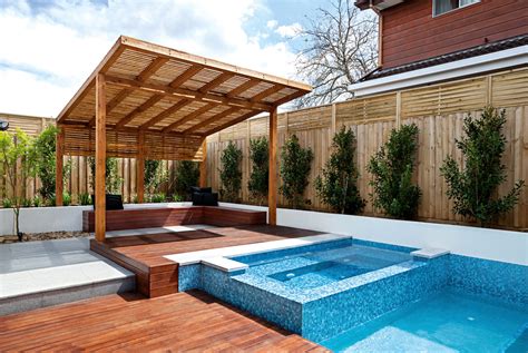 real pool fully tiled pool  spa design completehome