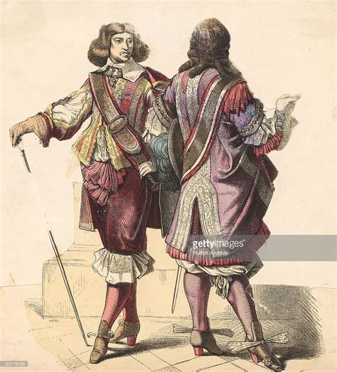 17th Century Men S Fashions Circa 1640 17th Century Fashion 17th