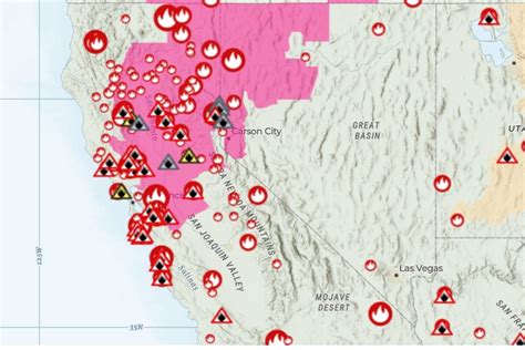 Map See Where Wildfires Are Burning In Bay Area