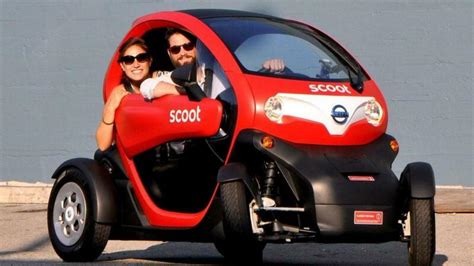 renault twizy small electric car red  white  sale  united states