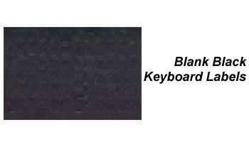 blank black keyboard labels