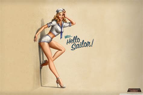 hello sailor pin up style 4k hd desktop wallpaper for 4k ultra hd tv wide and ultra