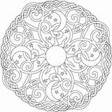 Coloring Pages Moon Mandala Sun Intricate Celestial Celtic Drawing Color Festival Phases Christmas Printable Getcolorings Bohemian Print Adults Sailor Getdrawings sketch template