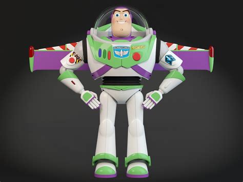 Buzz Lightyear Toy Story Rigged For 3dsmax