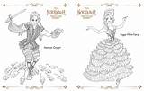 Nutcracker Coloring Pages Realms Four Disney Printable sketch template