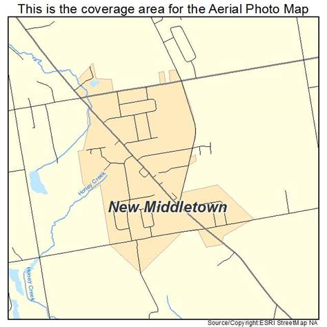 aerial photography map   middletown  ohio