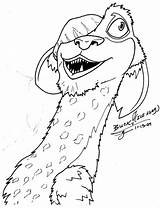 Ice Age Coloring Buck Pages Drift Continental Sid Ausmalbilder Deviantart Popular Sheets Choose Board Coloringhome sketch template