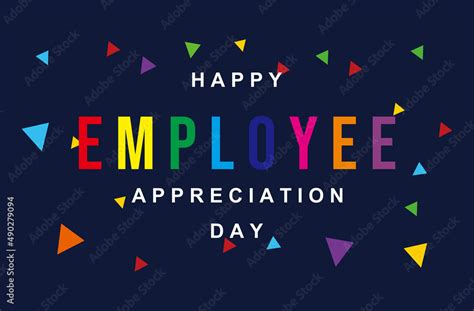 happy national employee appreciation day stock vector adobe stock