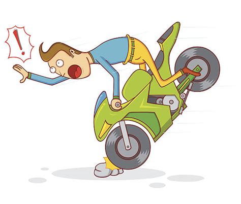 Funny Bike Crash Illustrations Royalty Free Vector Graphics And Clip Art