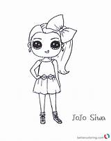 Jojo Siwa Coloring Round Albanysinsanity Bows sketch template