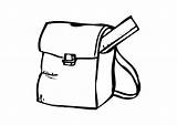 Bag School Coloring Pages Printable Large sketch template