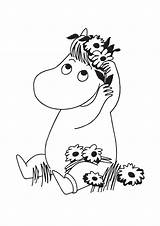 Moomin Coloring Pages Snorkmaiden ムーミン Kids Printables Character Tattoo イラスト Print Cartoon キャラクター Inspiration Choose Board する ボード 選択 sketch template