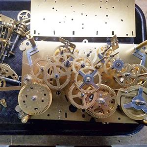 mechanical clock parts information tabs small clock hardware clockworks clockworks