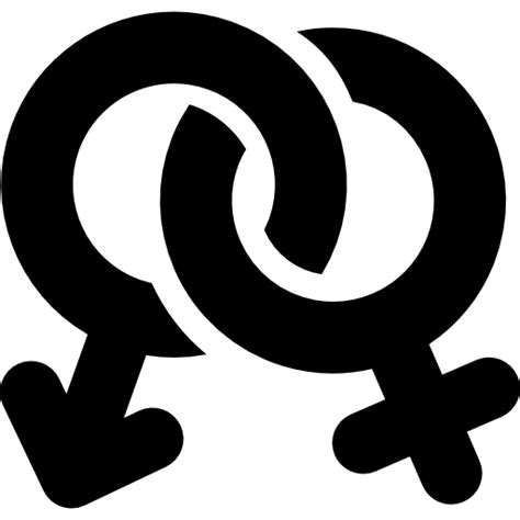 masculino y femenino icono gratis