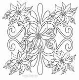 Poinsettia Coloring Pages Printable Christmas Cool2bkids Cool Geometric Complex Older Getdrawings Kids Drawing sketch template