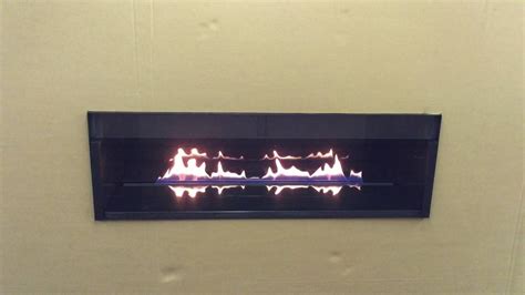 black granite fire ribbon gas fireplace  cvo youtube