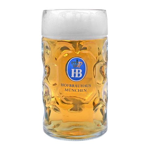 Hofbrauhaus Dimple German Beer Mug 1 Liter