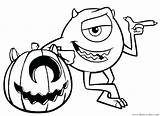 Halloween Coloring Pages Monsters Monster Getcolorings sketch template