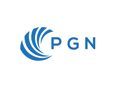 pgn letter logo design  white background pgn creative circle letter logo concept pgn letter