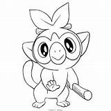 Grookey Colorare Spada Ausmalbilder Schwert Scudo Disegni Bouclier Epee Pokémon Schild épée Dei Kawaii Malvorlagen Cartonionline sketch template