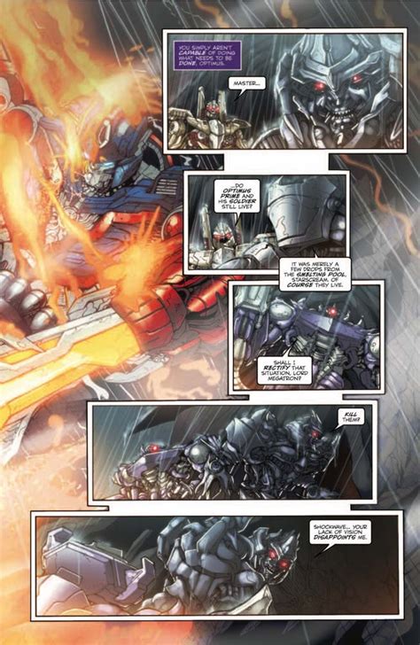 transformers foundation issue 3 five page preview transformers news tfw2005