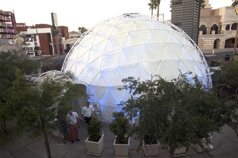 dome theater opens  container park  downtown las vegas las vegas