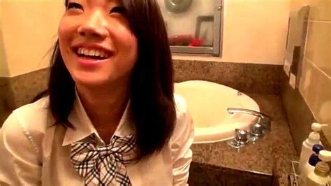 watch japanese girlfriend shy at giving blowjob lesbian