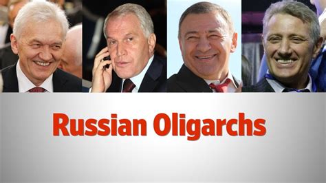 who are russia s sanctioned oligarchs