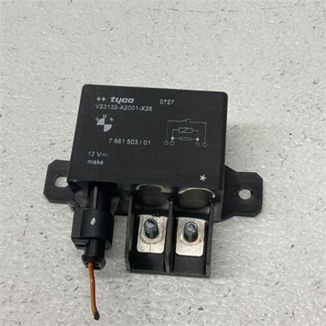 bmw        battery cable relay module  ebay