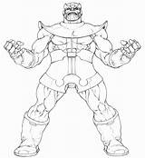 Thanos Coloring Pages Printable Power Avengers Marvel Color Print Kids Infinity War Categories Getcolorings Favourites Add Coloringonly sketch template