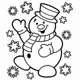 Coloring Pages Snowmen Night Getcolorings Snowman sketch template