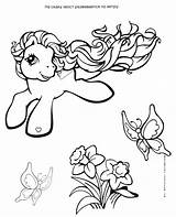 Coloring Filly Pony Little Pages Color Fluttershy East Poney Sheets Adult Craft Choose Board sketch template