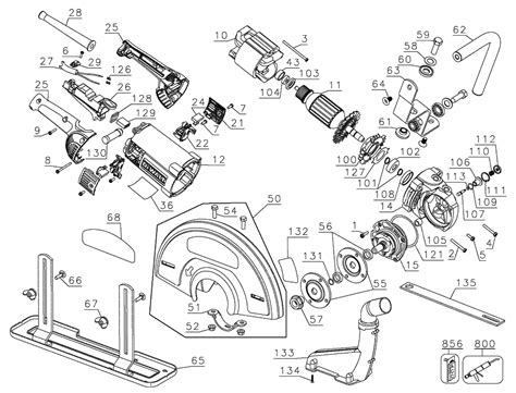buy dewalt  type  heavy duty   mm cut  machine replacement tool parts