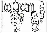 Ice Cream Coloring Summer Pages Eating Parlor Cone Sheets Melting Icecream Boy Drawing Color Getdrawings Library Clipart Popular Comments sketch template