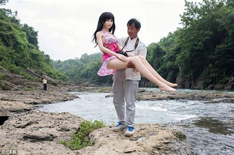Bizarre Relationship Between Men And Human Size Plastic Dolls In China