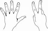 Clipart Fingers Finger Counting Clip Hands Cliparts Middle Hand Style Etc Number United Illustration Count Library Depicting Clipground States Index sketch template