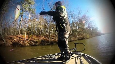 lake mitchell bass fishing  february youtube