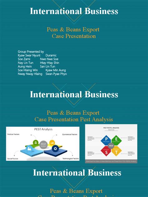 Thailand Pest Analysis Internation Business Case Presentation 15102020