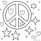 Peace Sign Coloring Pages Printable Adults Signs Color Rasta Hearts Getcolorings Print Getdrawings Cool2bkids Colorings sketch template