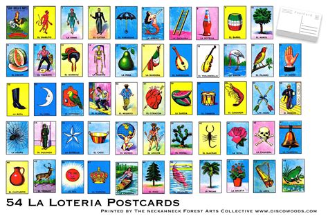 la loteria postcard set set   bright high quality etsy uk