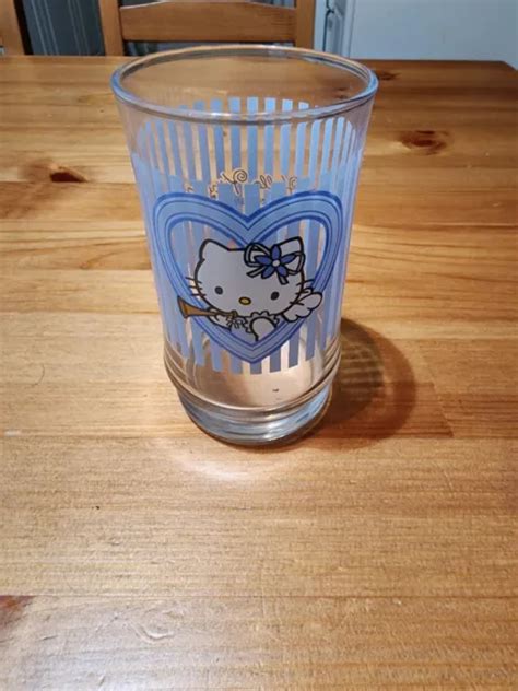 vintage sanrio  kitty blue angel glass rare  picclick