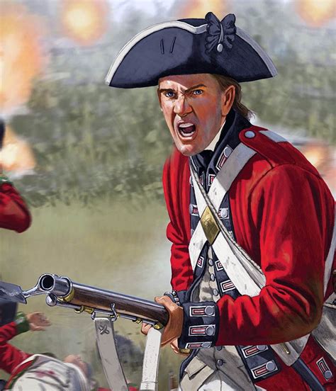 british redcoat infantry   american war  independence american revolutionary war