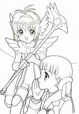 Cardcaptor Anime Kuromi Captor Chasseuse Chibi Lápiz Batch Sailor sketch template