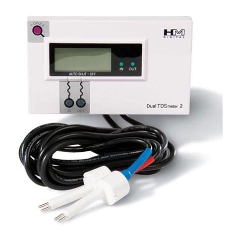 hm digital dm  commercial   dual tds monitor monitor controller water quality tester