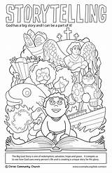 Coloring Pages Storytelling Kids Story Warnings Sirens sketch template