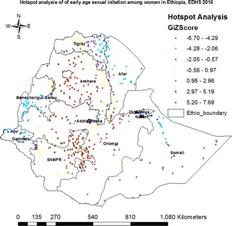 geographical variations of early age sexual initiation among