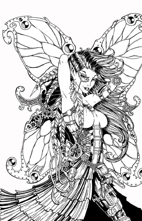 gothic fantasy coloring page   gmbarco