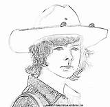 Coloring Clementine Carl sketch template