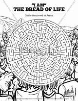 Mazes Sharefaith Drawing Maze Jesus Colouring sketch template