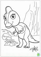Desenhos Dinotrem Colorir Comboio Dinossauros sketch template